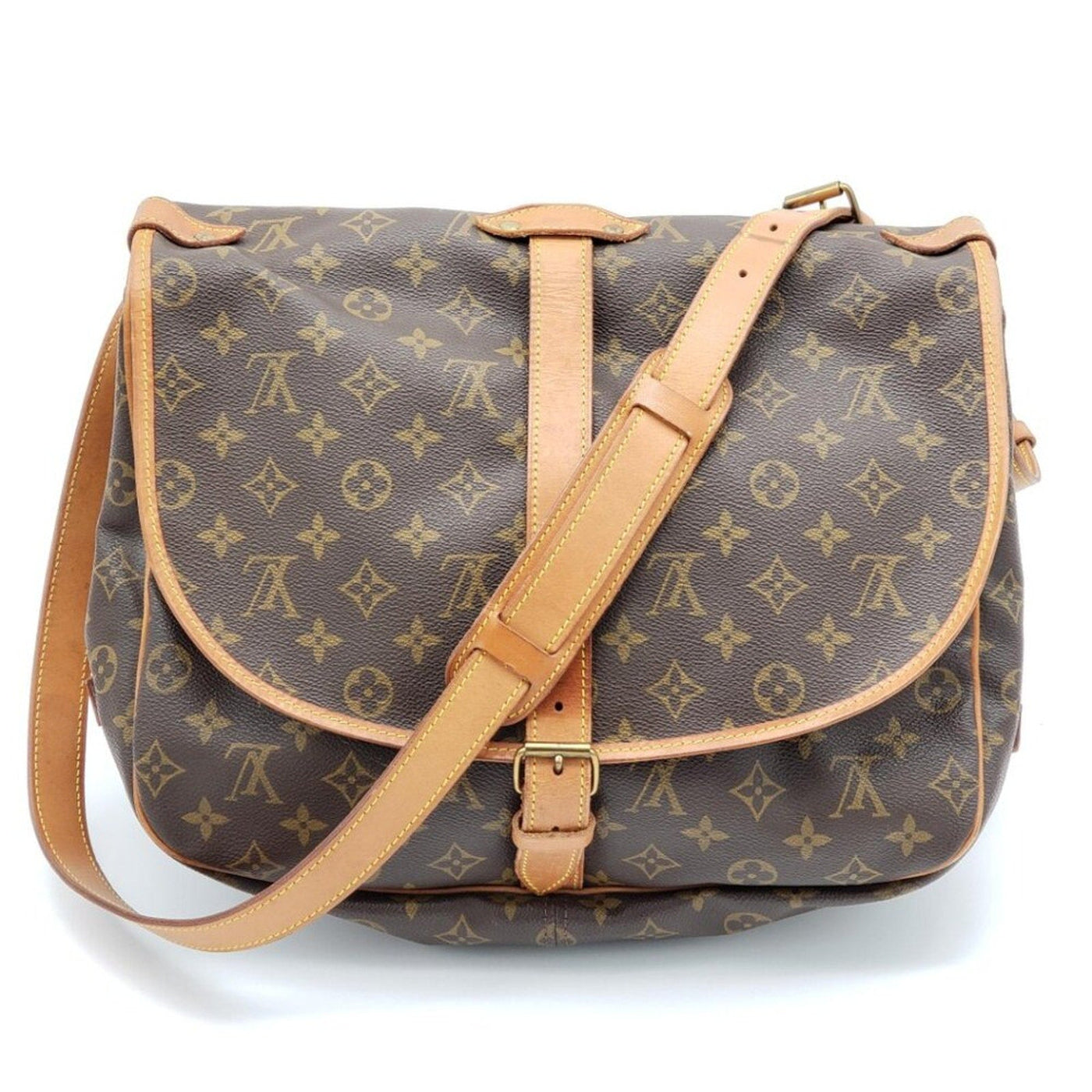 LOUIS VUITTON Saumur 35 Monogram Shoulder Bag 420 - 102025 - Luxury Cheaper LLC