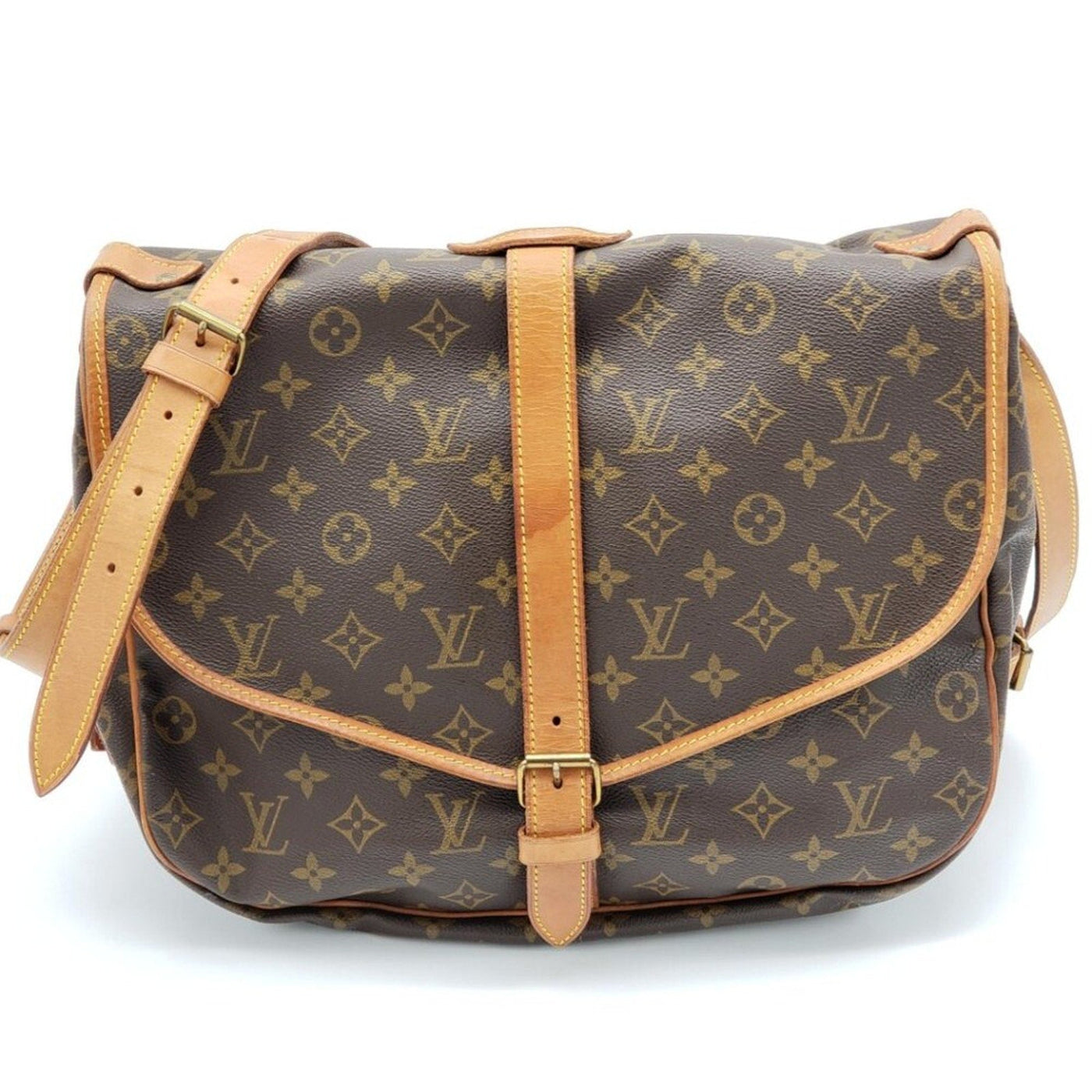 LOUIS VUITTON Saumur 35 Monogram Shoulder Bag 420 - 102025 - Luxury Cheaper LLC