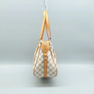Louis Vuitton Stresa White Damier Azur Canvas Shoulder Bag - Luxury Cheaper LLC