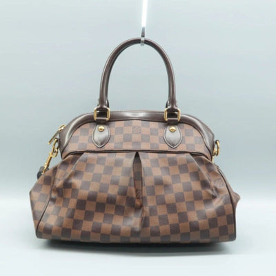 Louis Vuitton Trevi PM Brown Damier Ebene Canvas Satchel Bag - Luxury Cheaper LLC