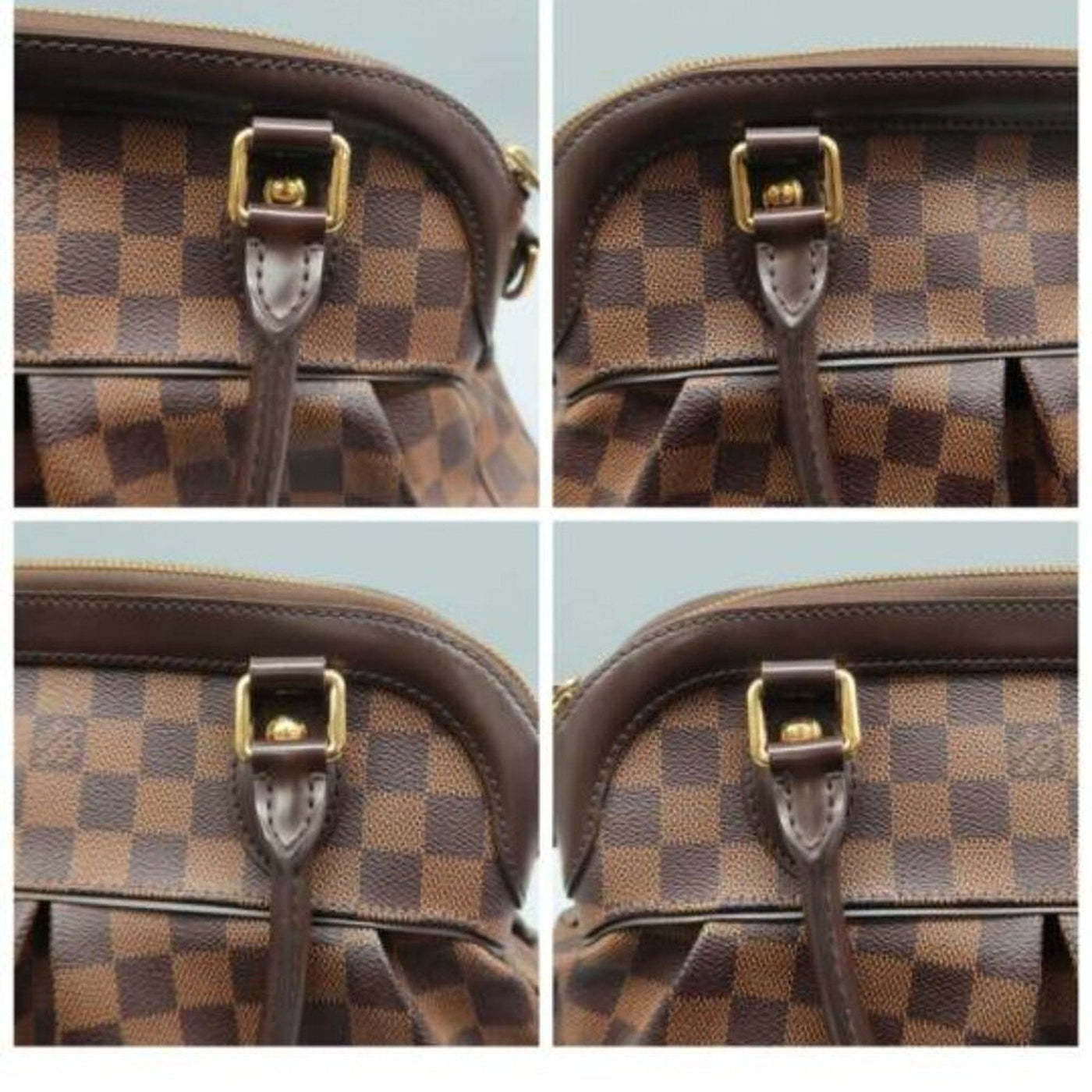 Louis Vuitton Trevi PM Brown Damier Ebene Canvas Satchel Bag - Luxury Cheaper LLC