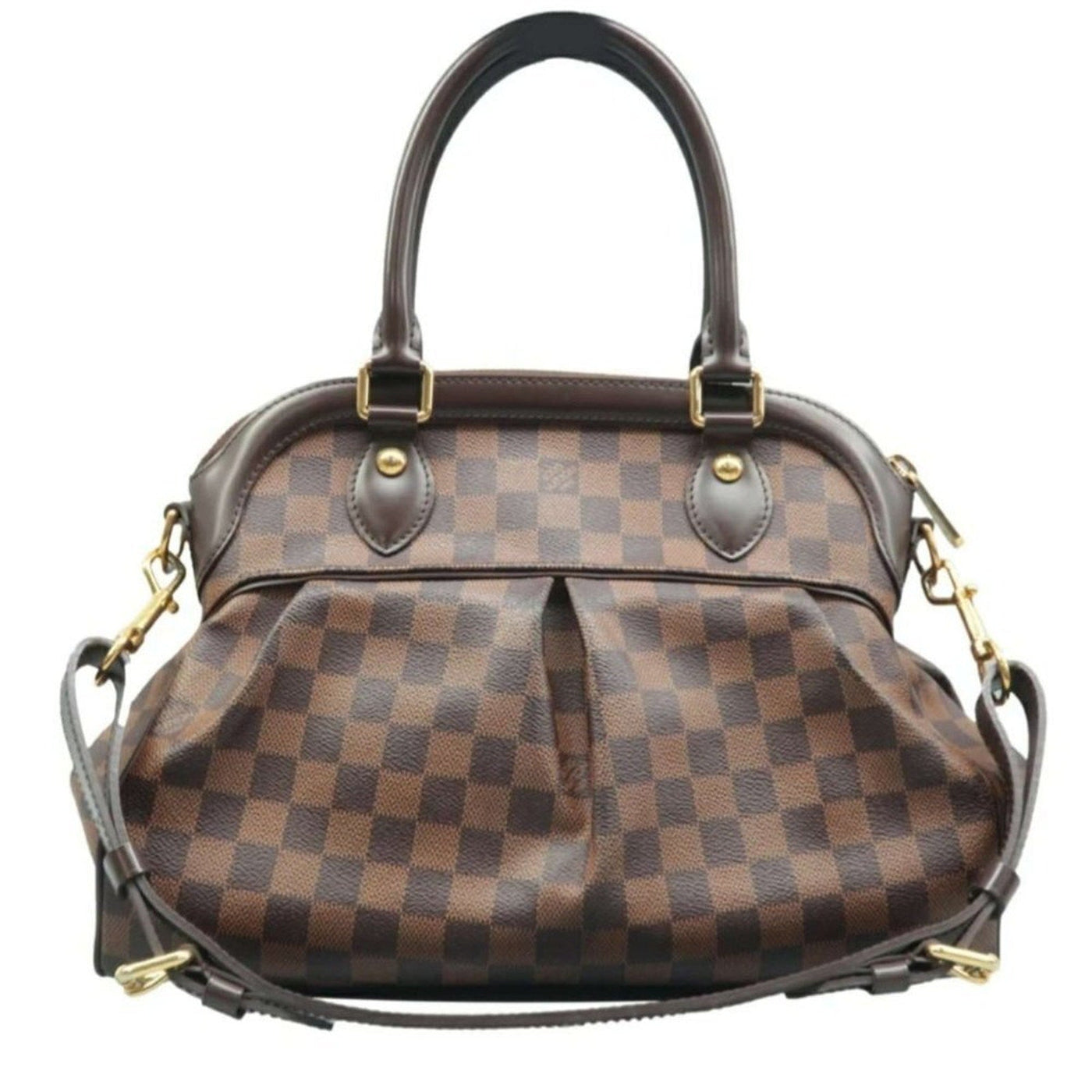 Louis Vuitton Trevi PM Brown Damier Ebene Canvas Satchel Bag - Luxury Cheaper LLC