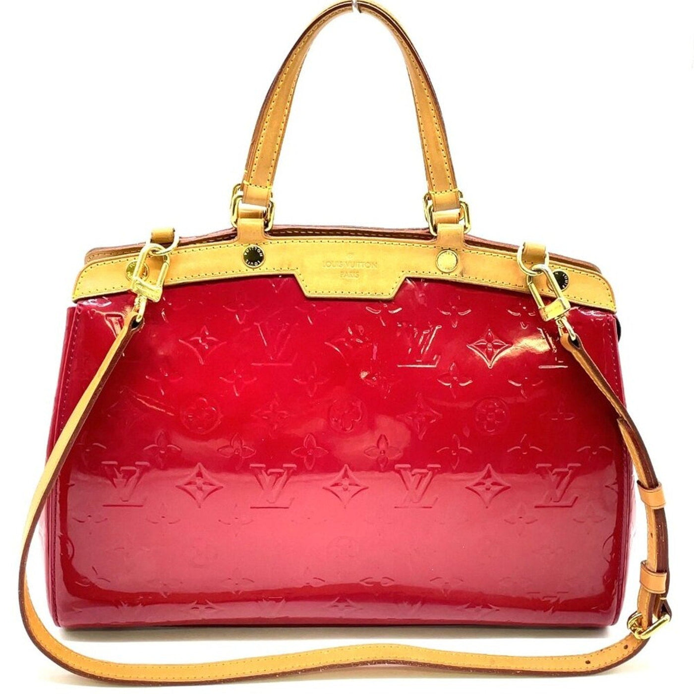 Louis Vuitton Vernis Red Blair MM Shoulder Bag 390 - 051825 - Luxury Cheaper LLC