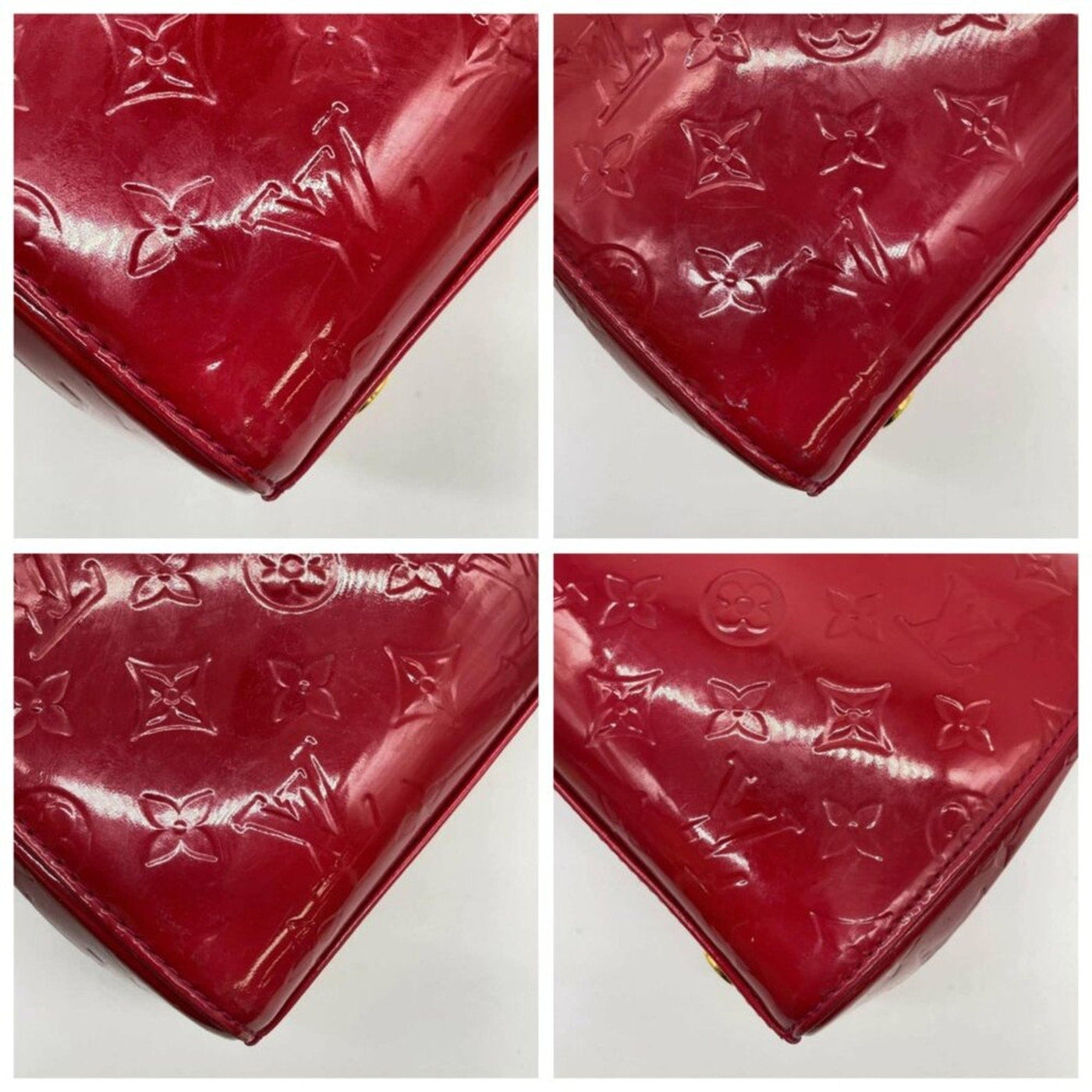 Louis Vuitton Vernis Red Blair MM Shoulder Bag 390 - 051825 - Luxury Cheaper LLC