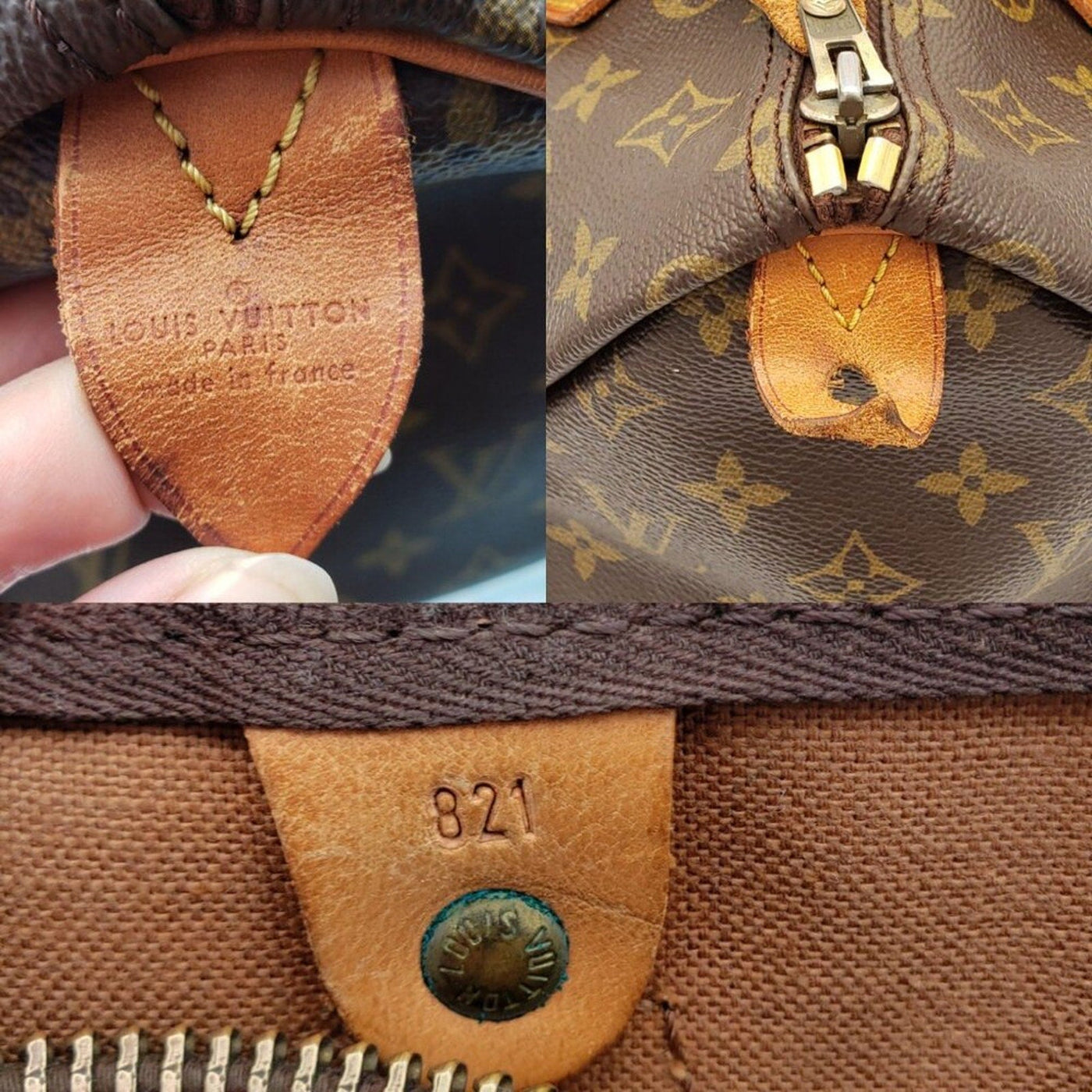 Louis Vuitton Vintage Speedy 30 Monogram Handbag lux409 - 101725 - Luxury Cheaper LLC