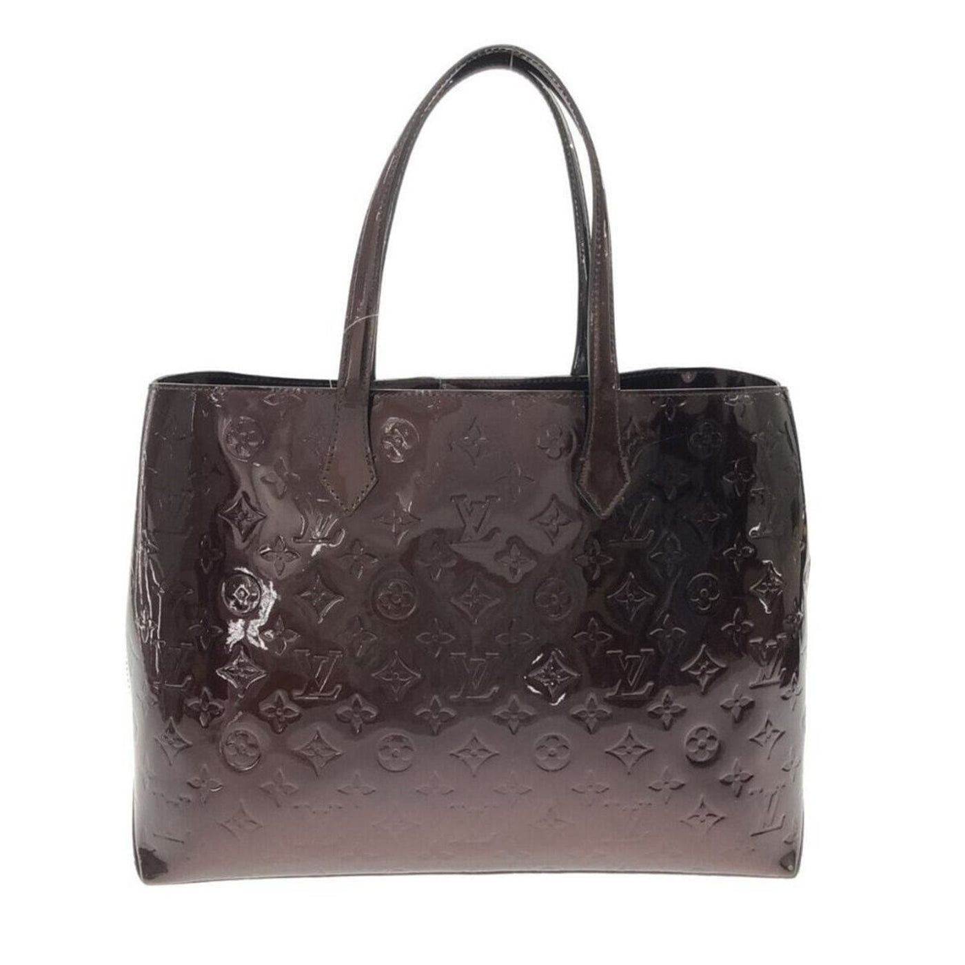 LOUIS VUITTON Wilshire MM Amarante Monogram Tote Bag - Luxury Cheaper LLC