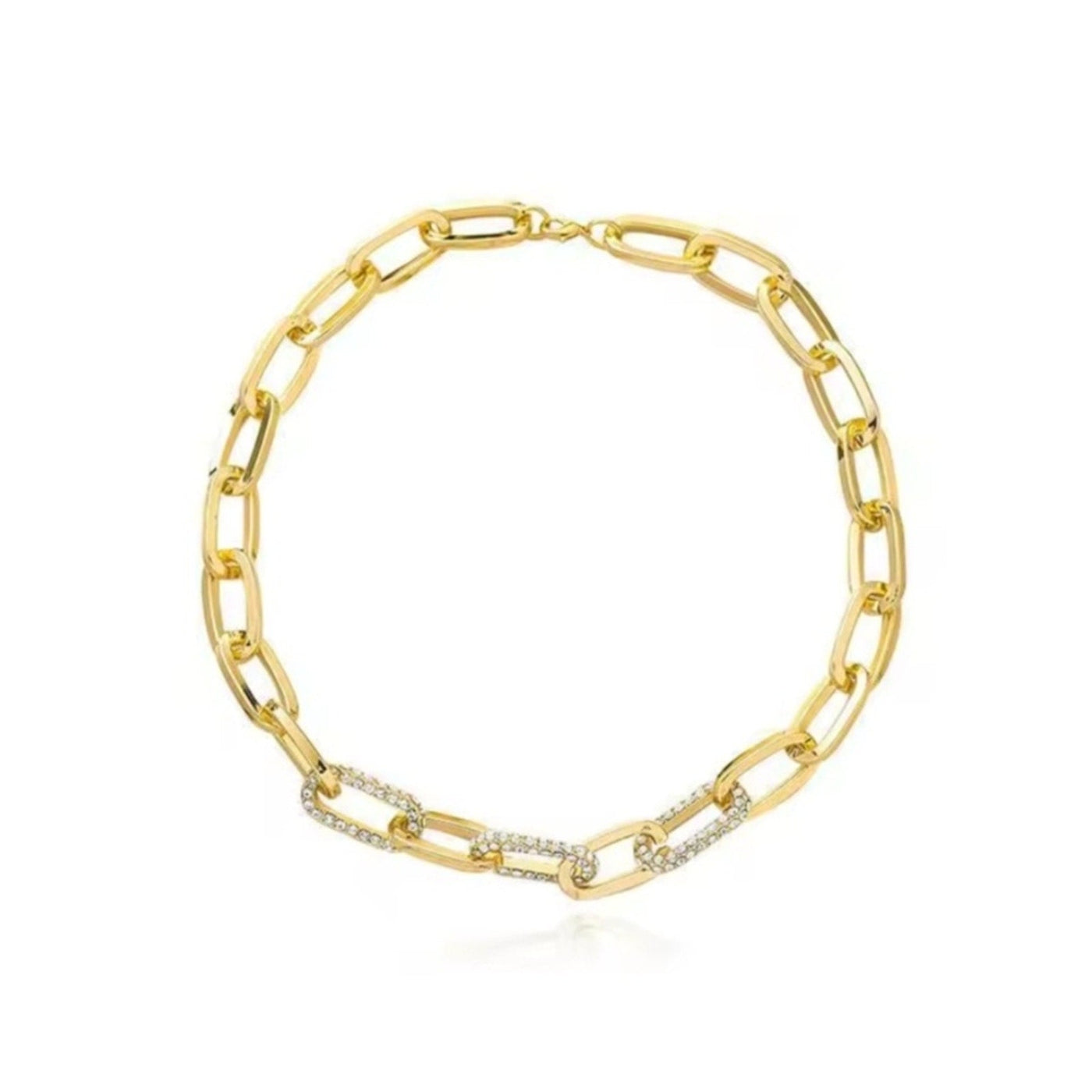 Luxurius Stylish Gold Plated Chain Necklace - Luxury Cheaper LLC
