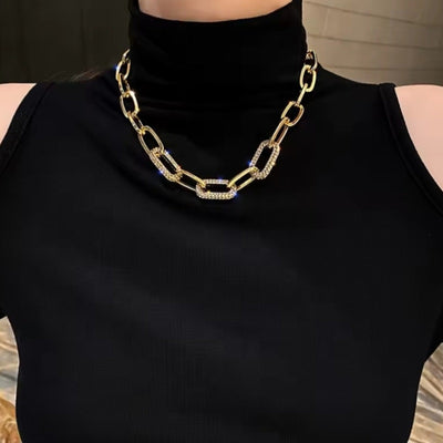 Luxurius Stylish Gold Plated Chain Necklace - Luxury Cheaper LLC