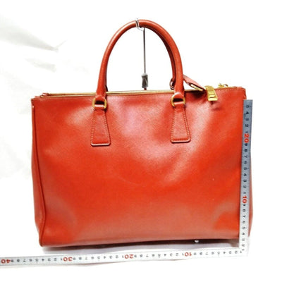 Prada Brown Leather Hand Bag lux351 - 092525 - Luxury Cheaper LLC