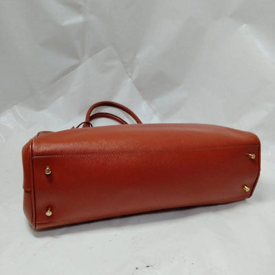 Prada Brown Leather Hand Bag lux351 - 092525 - Luxury Cheaper LLC