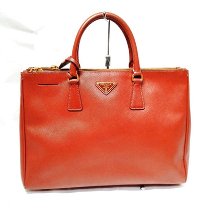 Prada Brown Leather Hand Bag lux351 - 092525 - Luxury Cheaper LLC