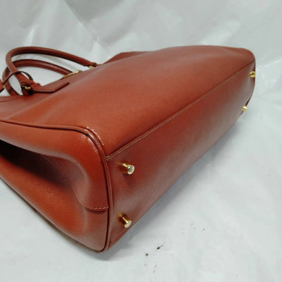 Prada Brown Leather Hand Bag lux351 - 092525 - Luxury Cheaper LLC