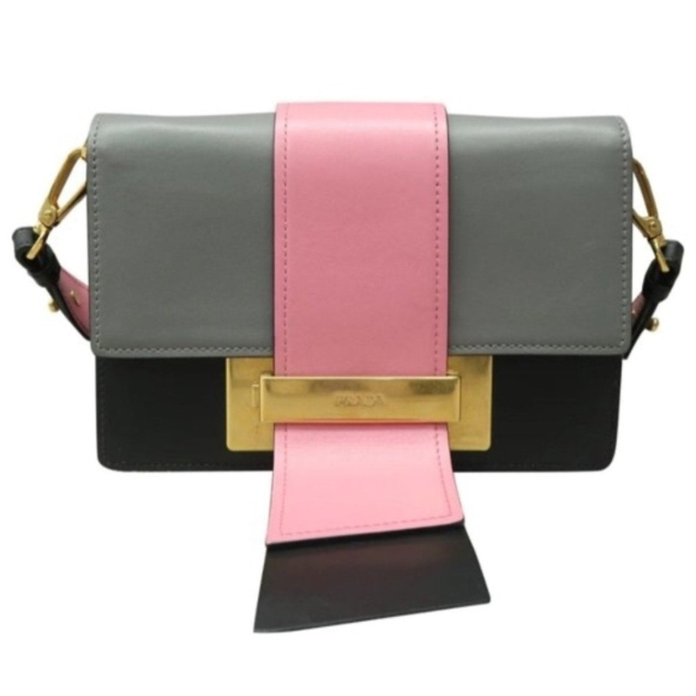 Prada Cahier Ribbon Multicolor Leather Shoulder Bag lux550 - 100125 - Luxury Cheaper LLC
