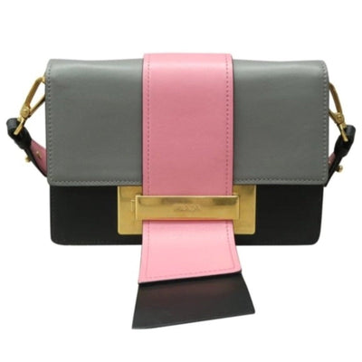 Prada Cahier Ribbon Multicolor Leather Shoulder Bag lux550 - 100125 - Luxury Cheaper LLC