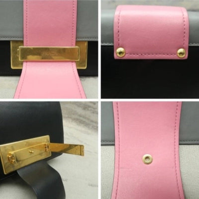 Prada Cahier Ribbon Multicolor Leather Shoulder Bag lux550 - 100125 - Luxury Cheaper LLC