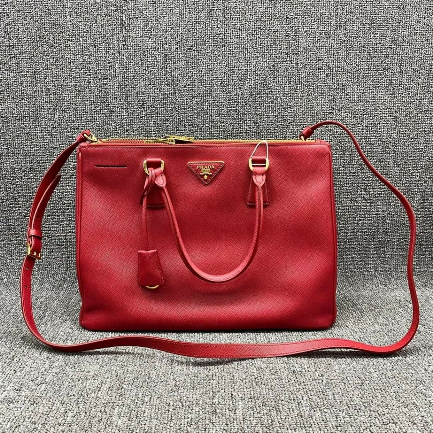 Prada Galleria Leather Shoulder Bag - Luxury Cheaper LLC