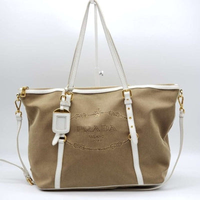Prada Jacquard Logo Shoulder Bag lux480 - 100125 - Luxury Cheaper LLC