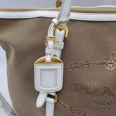 Prada Jacquard Logo Shoulder Bag lux480 - 100125 - Luxury Cheaper LLC