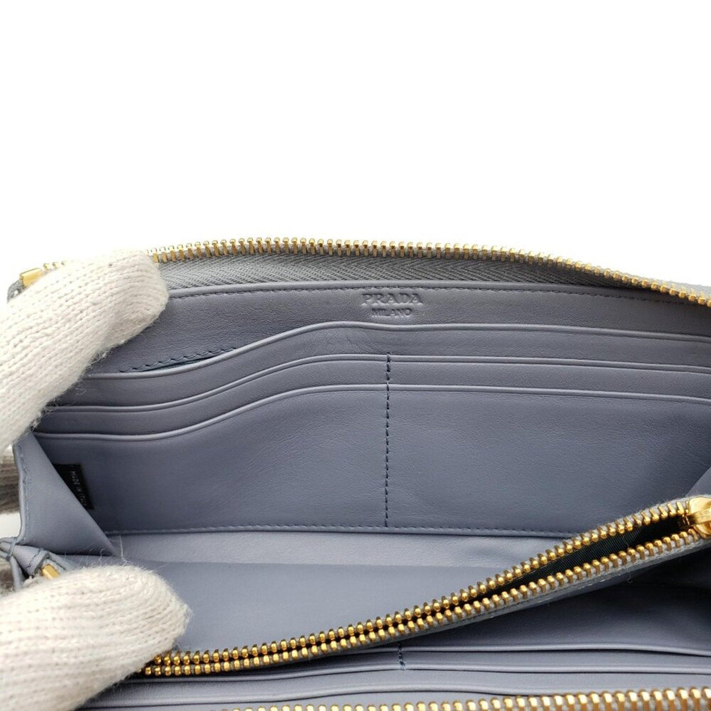 Prada Leather Zippy Wallet 135 - 102025 - Luxury Cheaper LLC