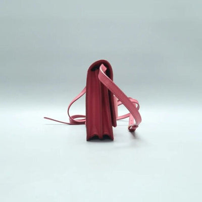 PRADA Saffiano Pink Bow Leather Shoulder Bag 390 - 020125 - Luxury Cheaper LLC