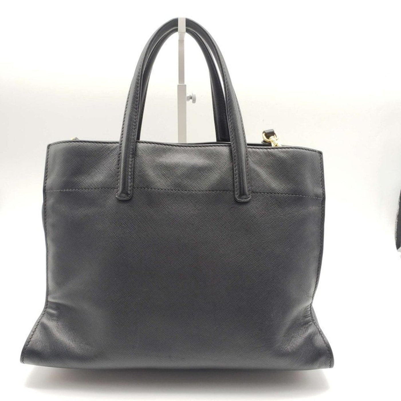 Prada Saffiano Triple Pocket Nero Black Shoulder Bag lux585 - 100125 - Luxury Cheaper LLC