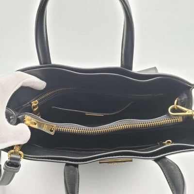 Prada Saffiano Triple Pocket Nero Black Shoulder Bag lux585 - 100125 - Luxury Cheaper LLC