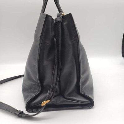Prada Saffiano Triple Pocket Nero Black Shoulder Bag lux585 - 100125 - Luxury Cheaper LLC