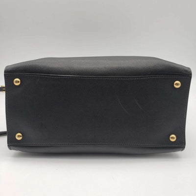 Prada Saffiano Triple Pocket Nero Black Shoulder Bag lux585 - 100125 - Luxury Cheaper LLC