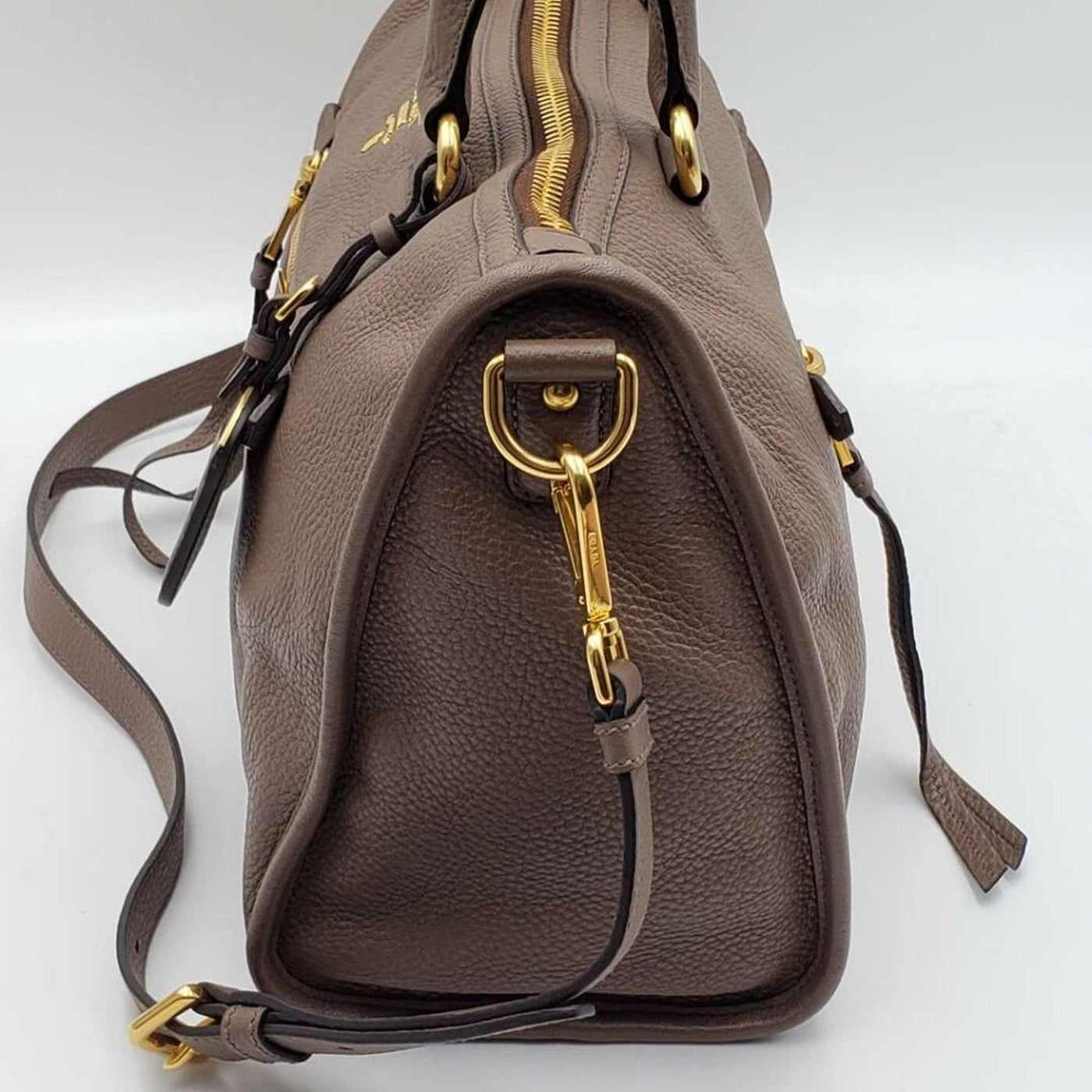 Prada Vitello Daino Leather Shoulder Bag - Luxury Cheaper LLC