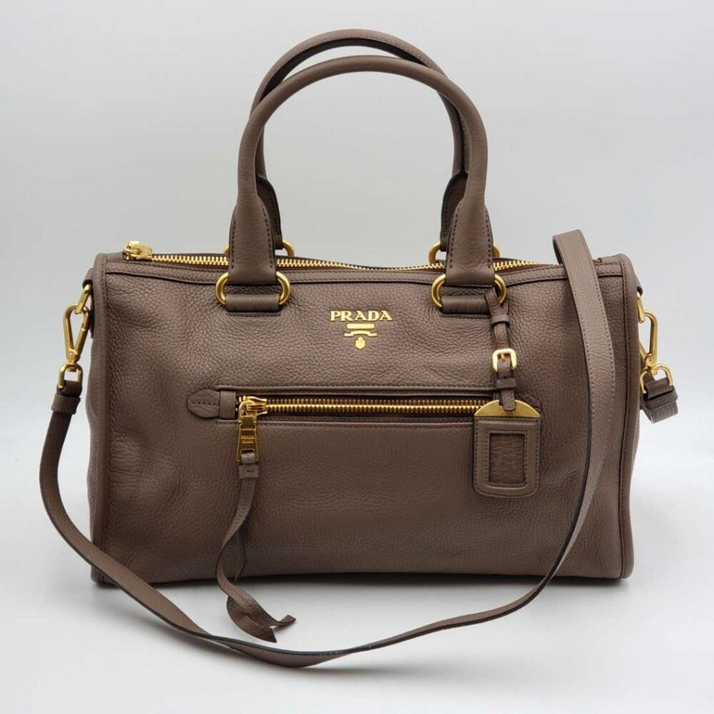 Prada Vitello Daino Leather Shoulder Bag - Luxury Cheaper LLC