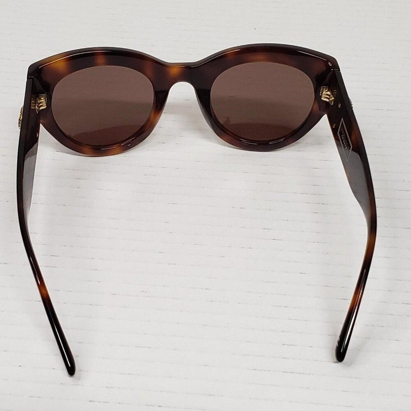 Versace VE4353 Tribute Sunglasses W/ Brown Tortoise Acetate Frame and Dark Brown - Luxury Cheaper LLC