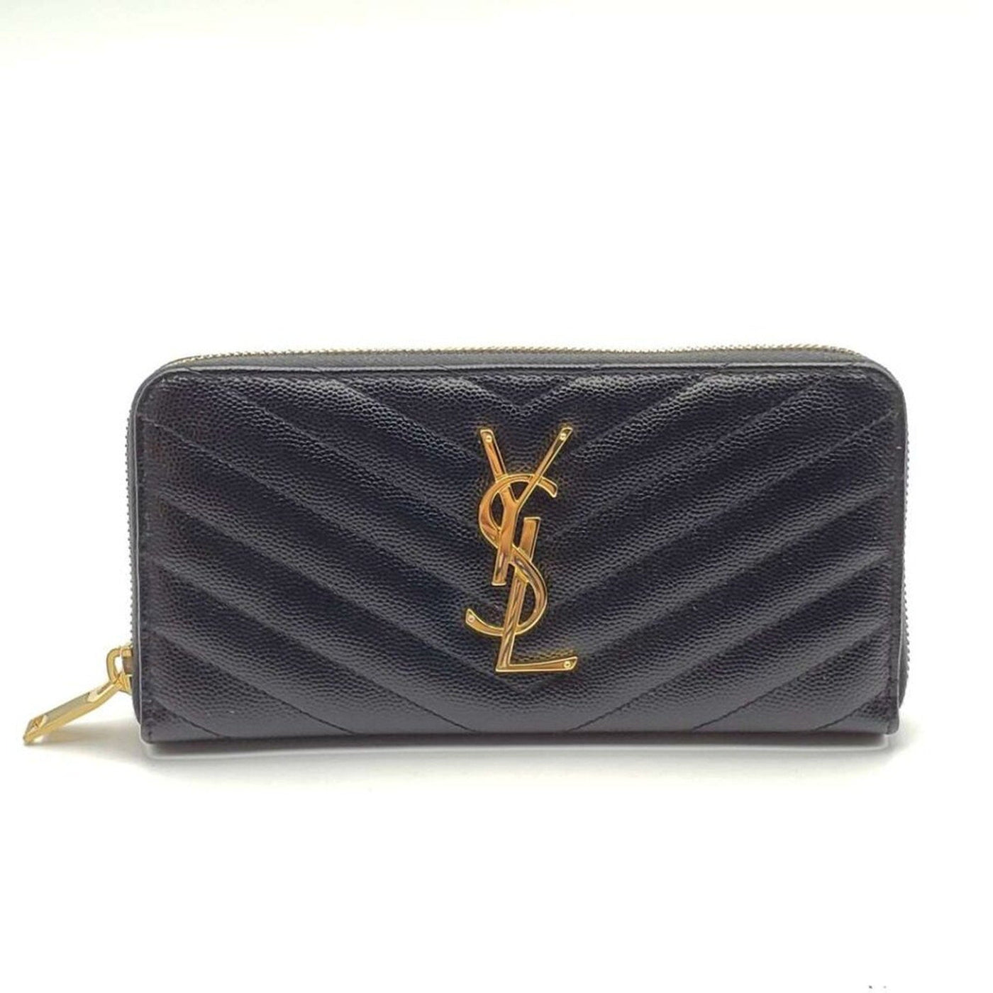 YSL YVES SAINT LAURENT PARIS ZIPPY WALLET - Luxury Cheaper LLC