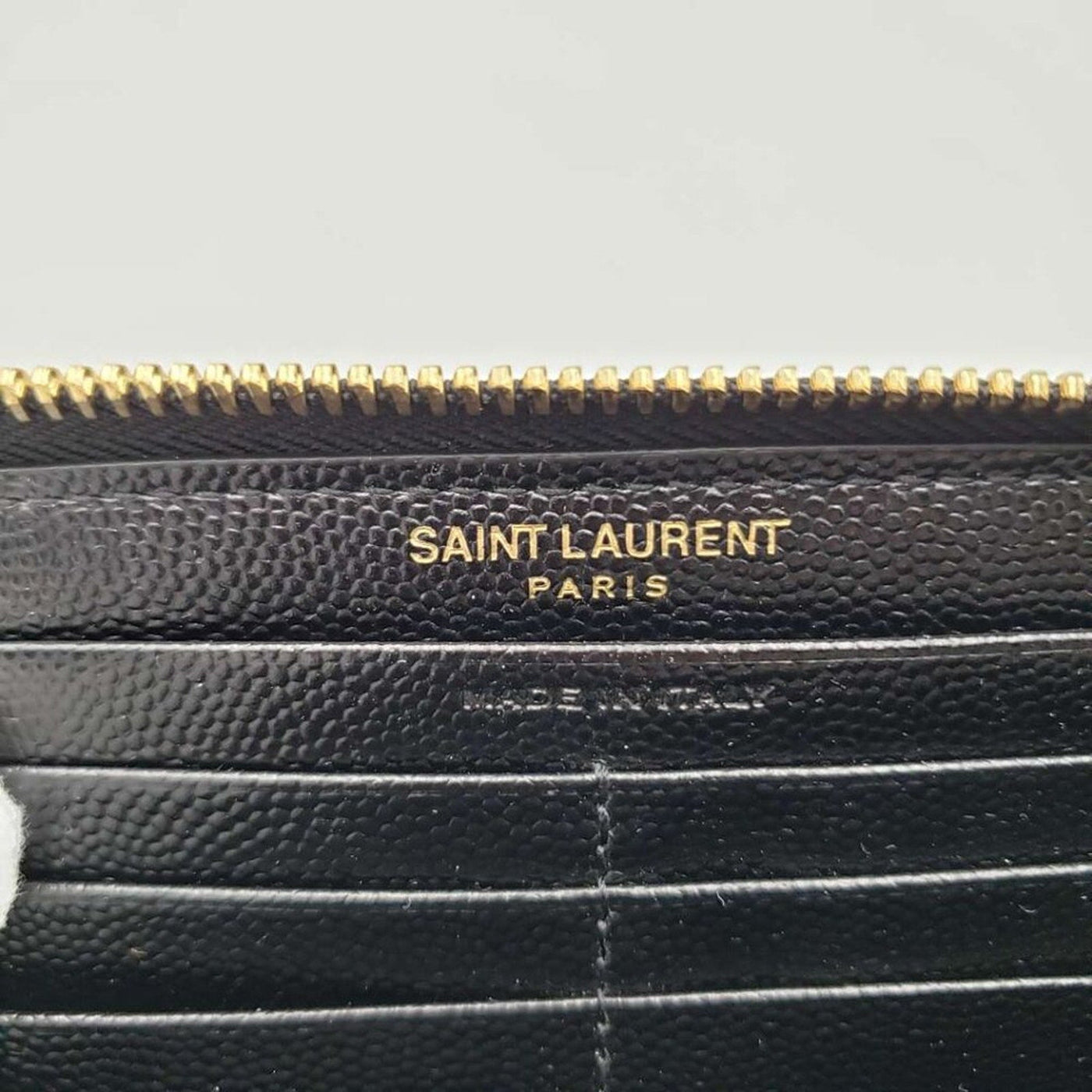 YSL YVES SAINT LAURENT PARIS ZIPPY WALLET - Luxury Cheaper LLC