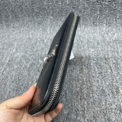 YSL Yves Saint Laurent Zippy Black Wallet lux340 - 100125 - Luxury Cheaper LLC
