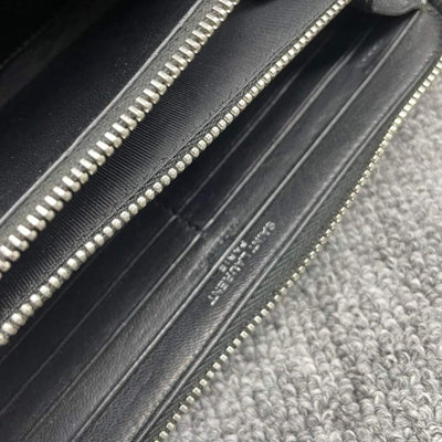 YSL Yves Saint Laurent Zippy Black Wallet lux340 - 100125 - Luxury Cheaper LLC