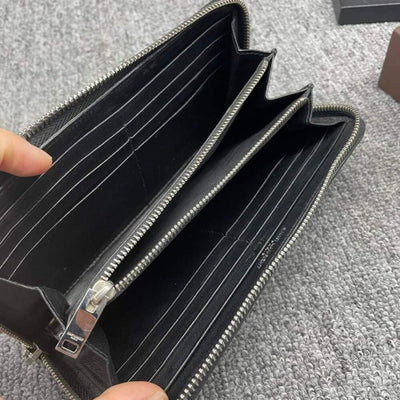 YSL Yves Saint Laurent Zippy Black Wallet lux340 - 100125 - Luxury Cheaper LLC