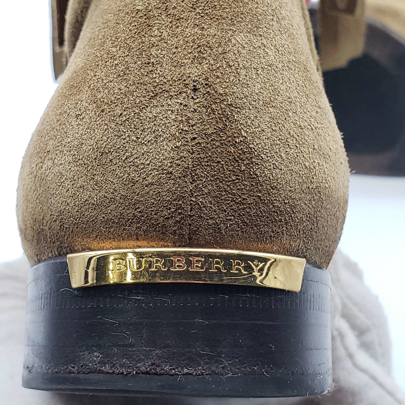Burberry Suede Brown Ankle Boots | Luxury Cheaper.