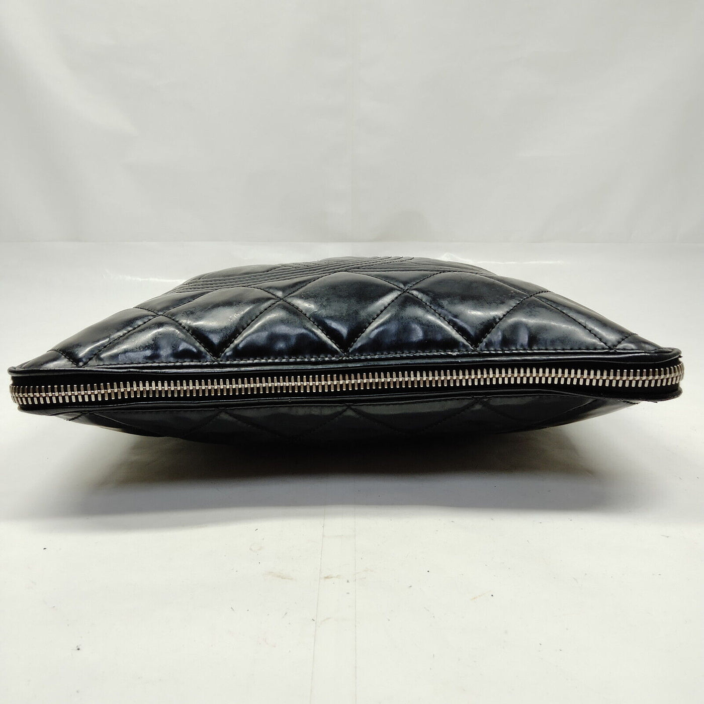 Chanel Black Enamel Hand Bag - Luxury Cheaper