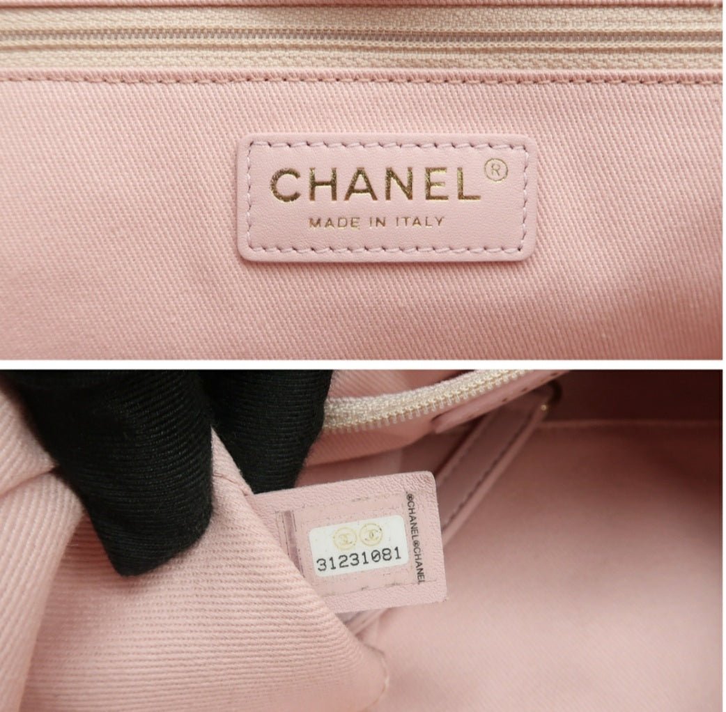 Chanel Pink Deauville Cloth Shoulder Bag - Luxury Cheaper