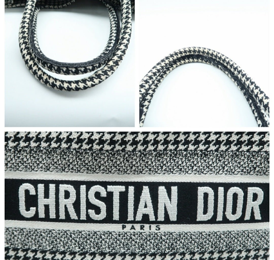 Dior Book Tote Black Cloth Tote Bag - Luxury Cheaper