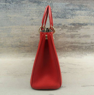 Dior VIP W/P Red Leather Satchel Bag - Luxury Cheaper