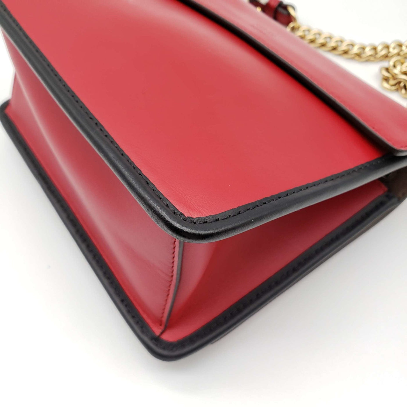 Fendi Bi-Color FF 1974 Embossed Small Kan Shoulder Bag - Luxury Cheaper