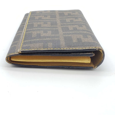Fendi Browns PVC Long Wallet | Luxury Cheaper.