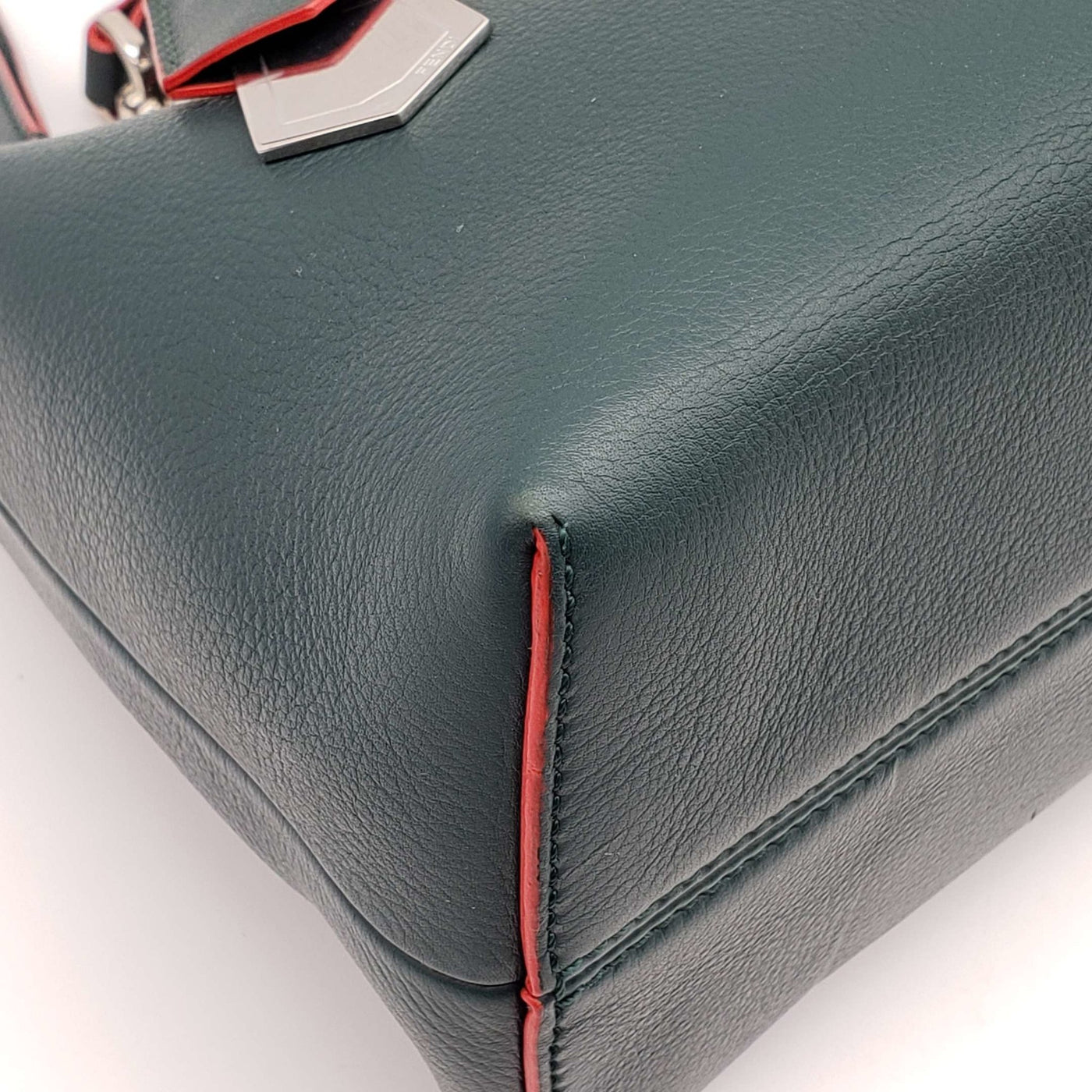 Fendi Green Leather Shoulder Bag - Luxury Cheaper
