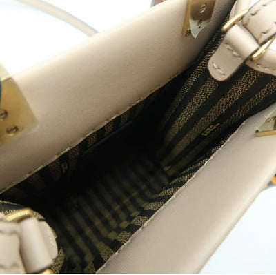 Fendi Sunshine Beige Leather Satchel Bag - Luxury Cheaper