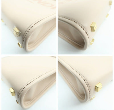 Fendi Sunshine Beige Leather Satchel Bag - Luxury Cheaper