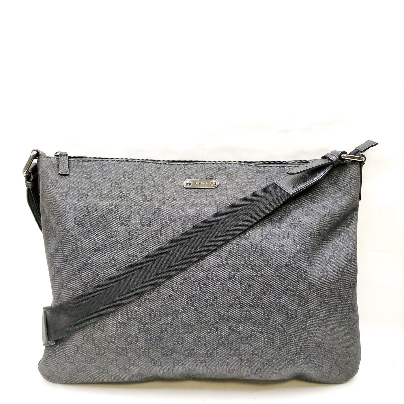 Gucci Black Canvas Crossbody Bag - Luxury Cheaper