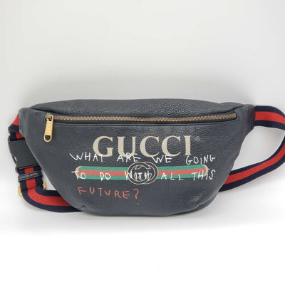 Gucci Black Leather Belt Bag - Luxury Cheaper
