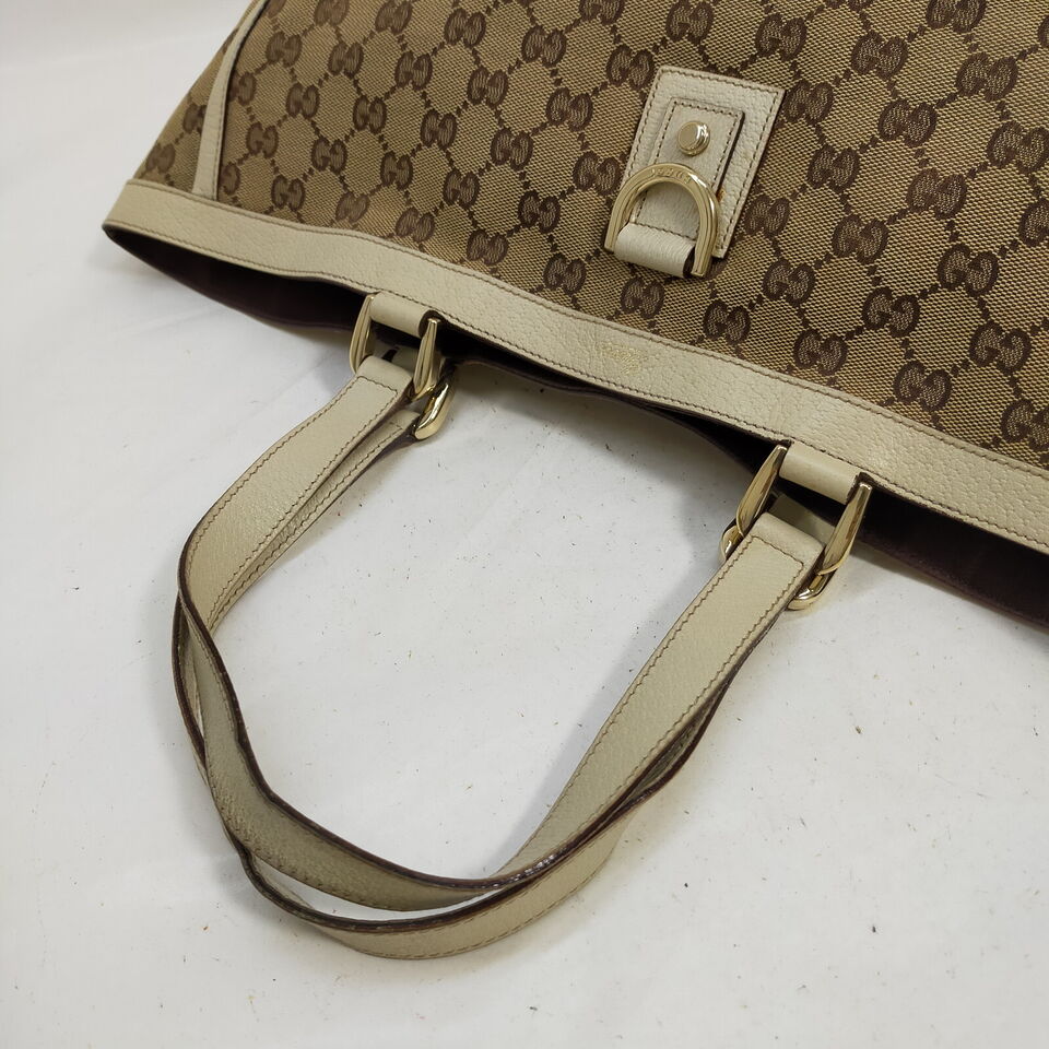 Gucci Brown Canvas Tote Bag - Luxury Cheaper