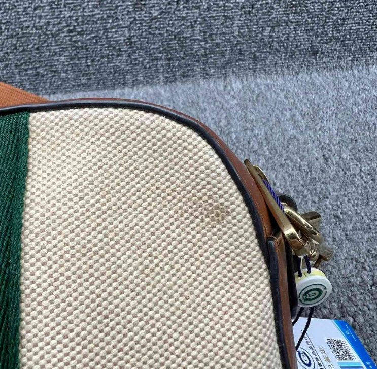 Gucci Brown Supreme Cloth Satchel Bag - Luxury Cheaper